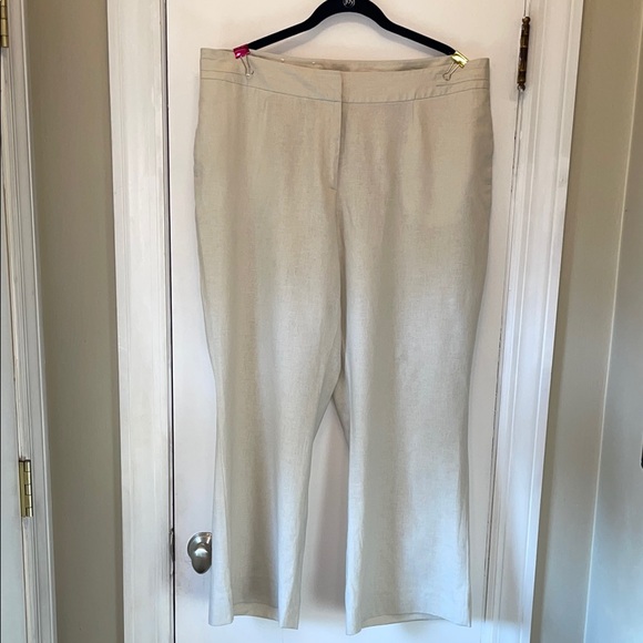 Cato Women's Linen and Rayon Pants - Picture 1 of 6